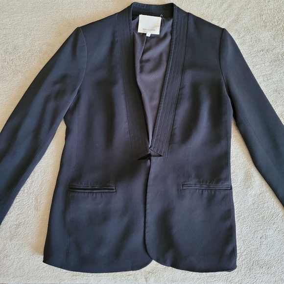 Rebecca Taylor open front black blazer size 4 - Picture 5 of 15